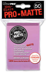 Ultra Pro Standard Size Pro Matte Sleeves - Pink - 50ct